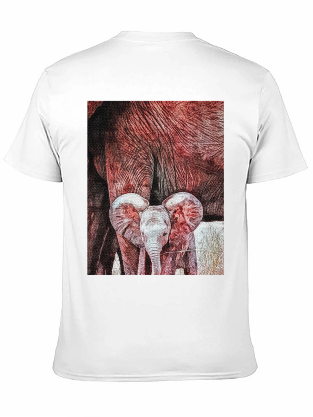 Elephant Family Graphic Tee