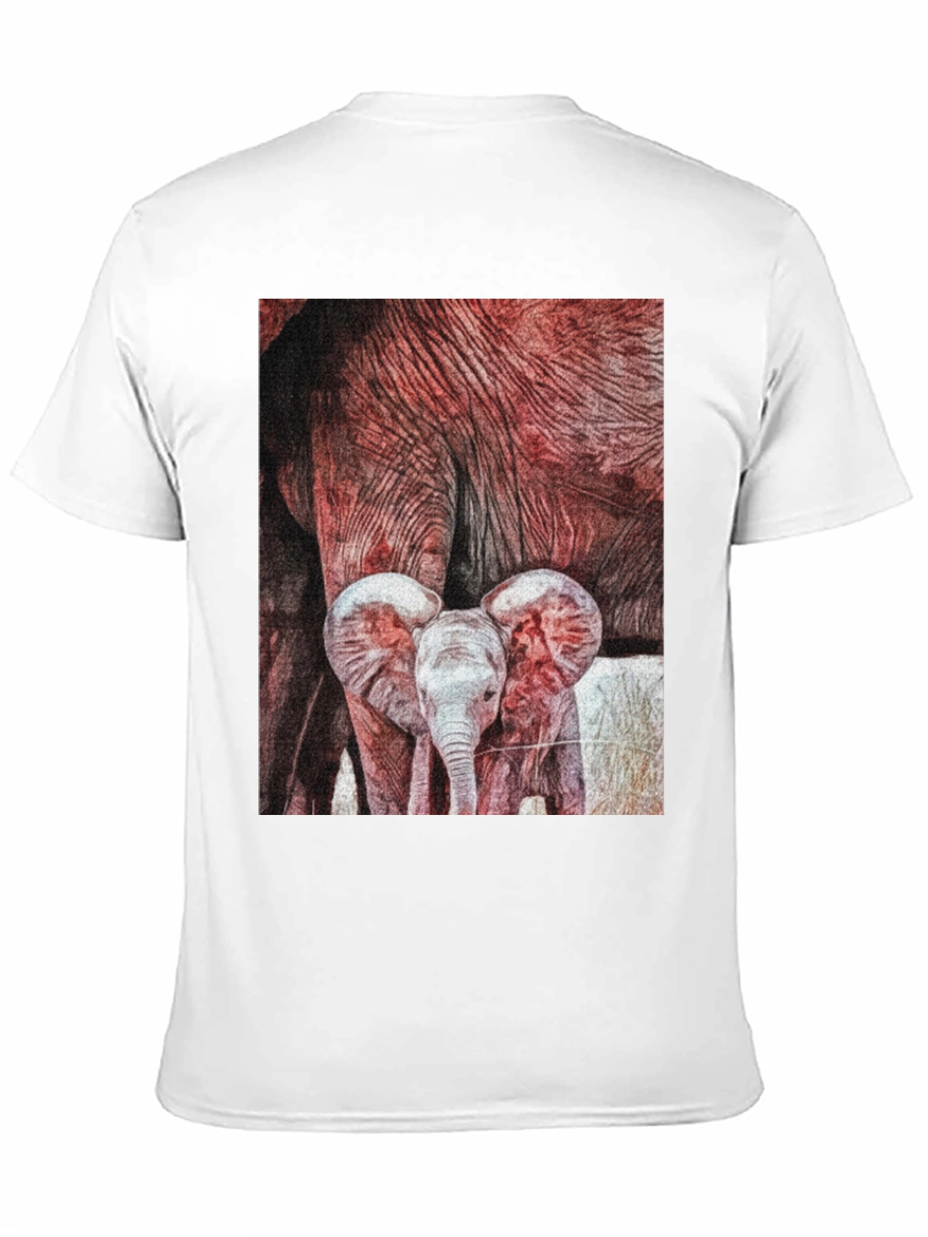 Elephant Family Graphic Tee