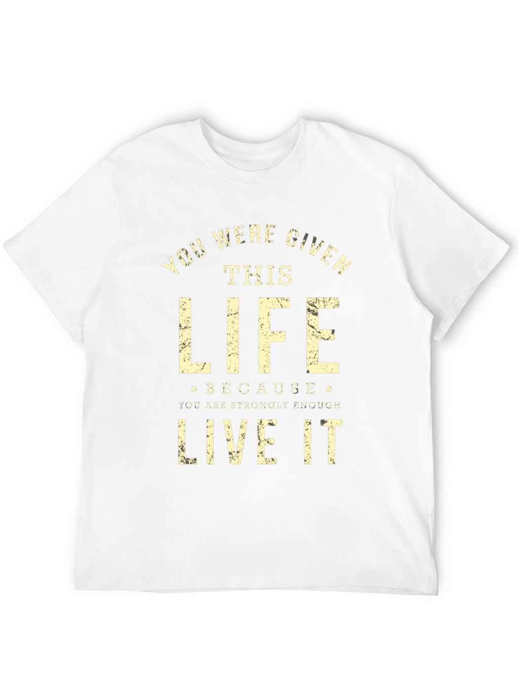 Motivational Graphic Print Black T-Shirt