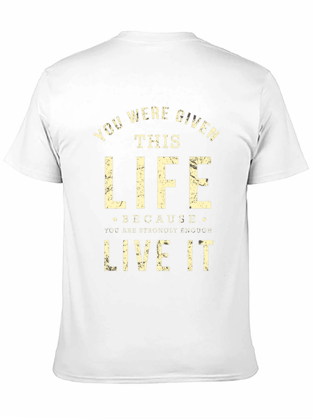 Motivational Graphic Print Black T-Shirt