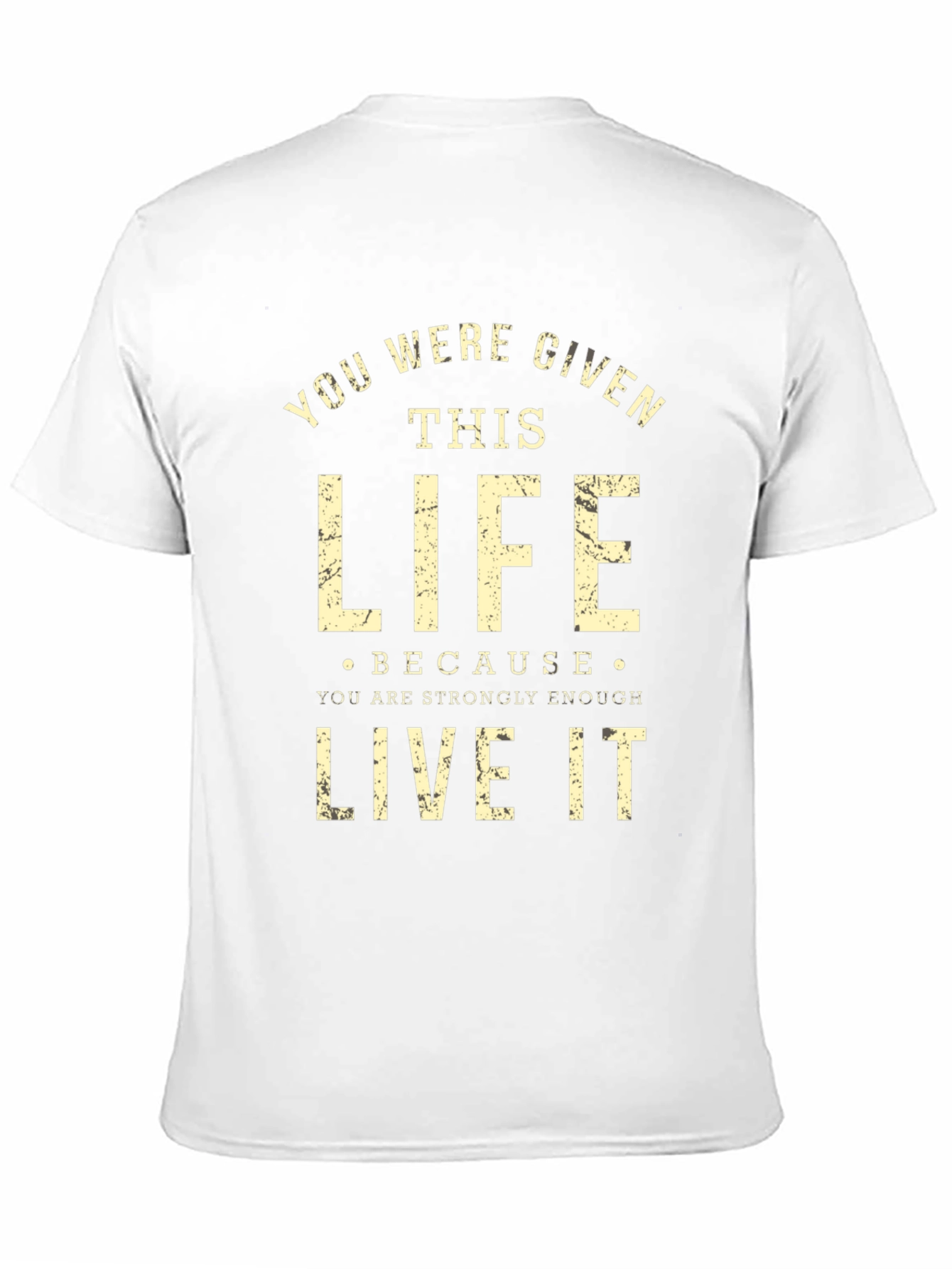 Motivational Graphic Print Black T-Shirt