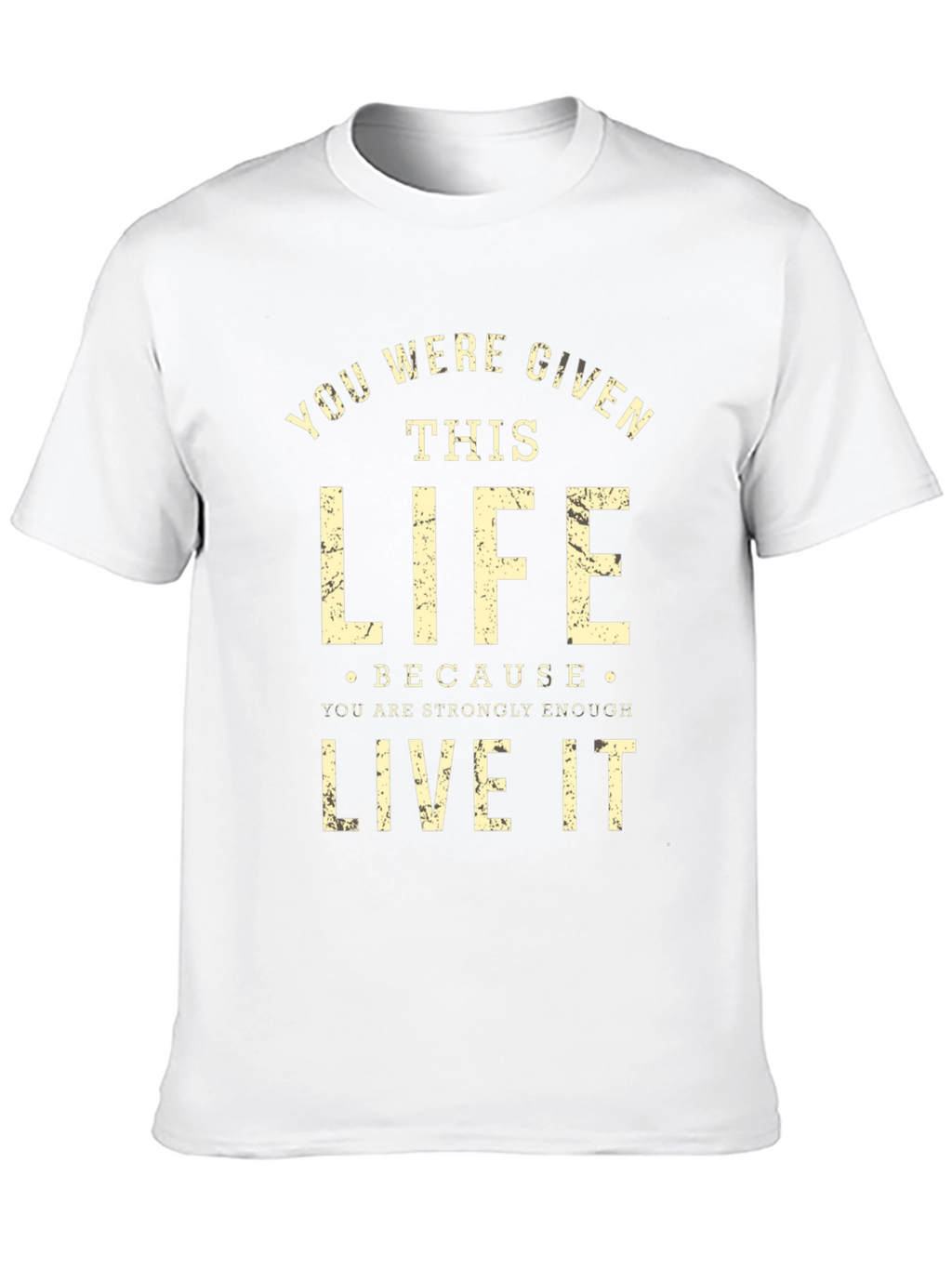 Motivational Graphic Print Black T-Shirt