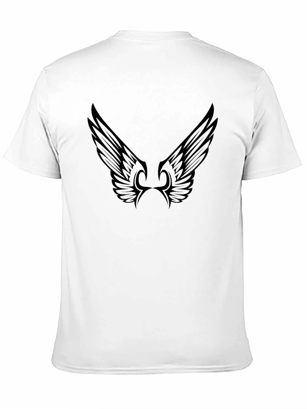 Winged Graphic Black T-Shirt