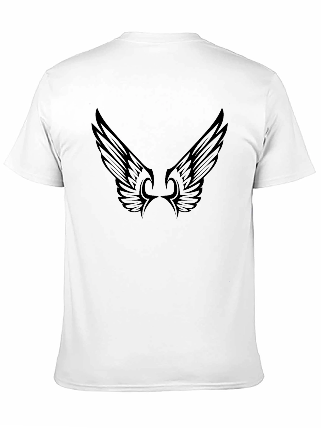 Winged Graphic Black T-Shirt