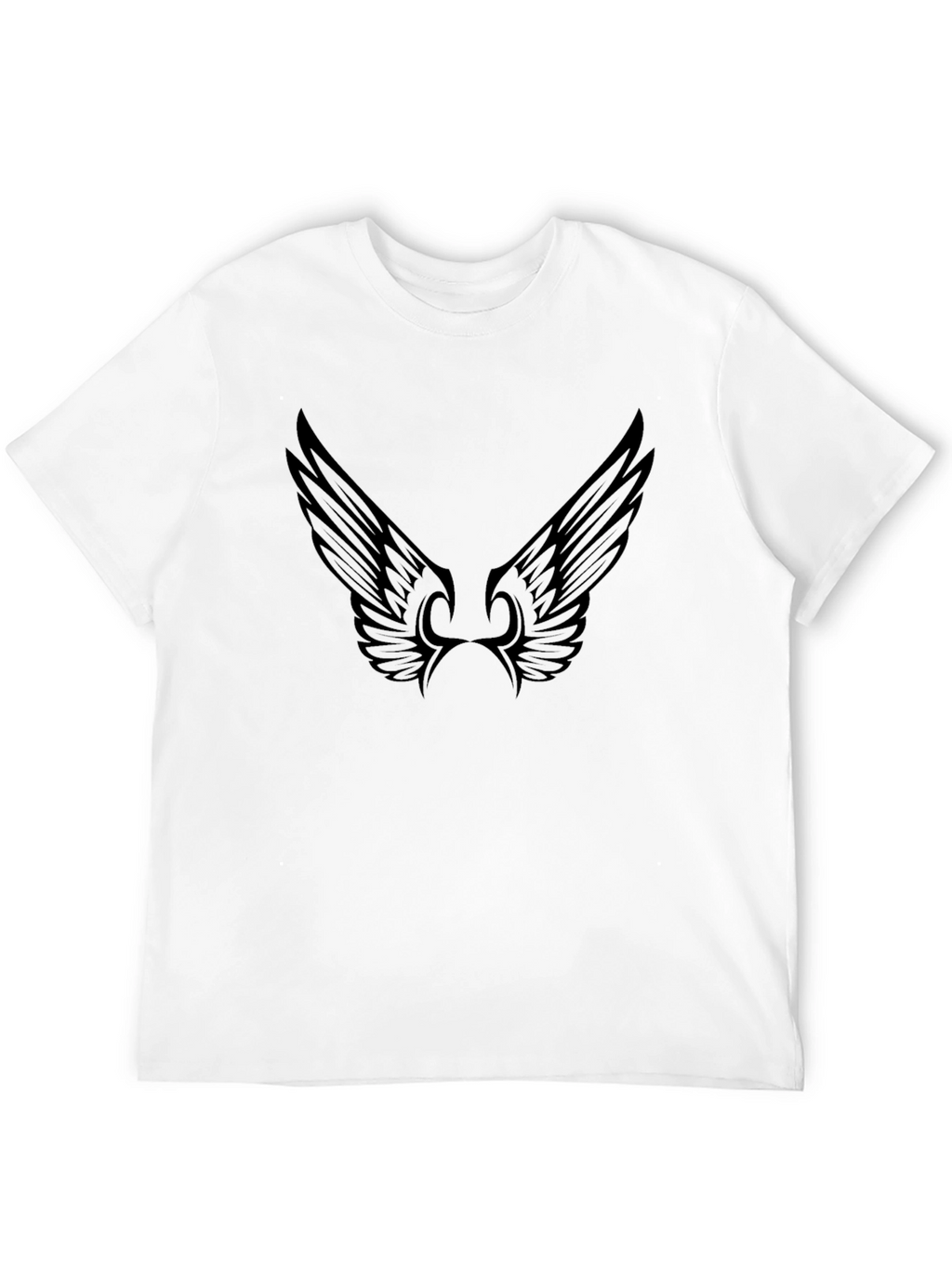Winged Graphic Black T-Shirt