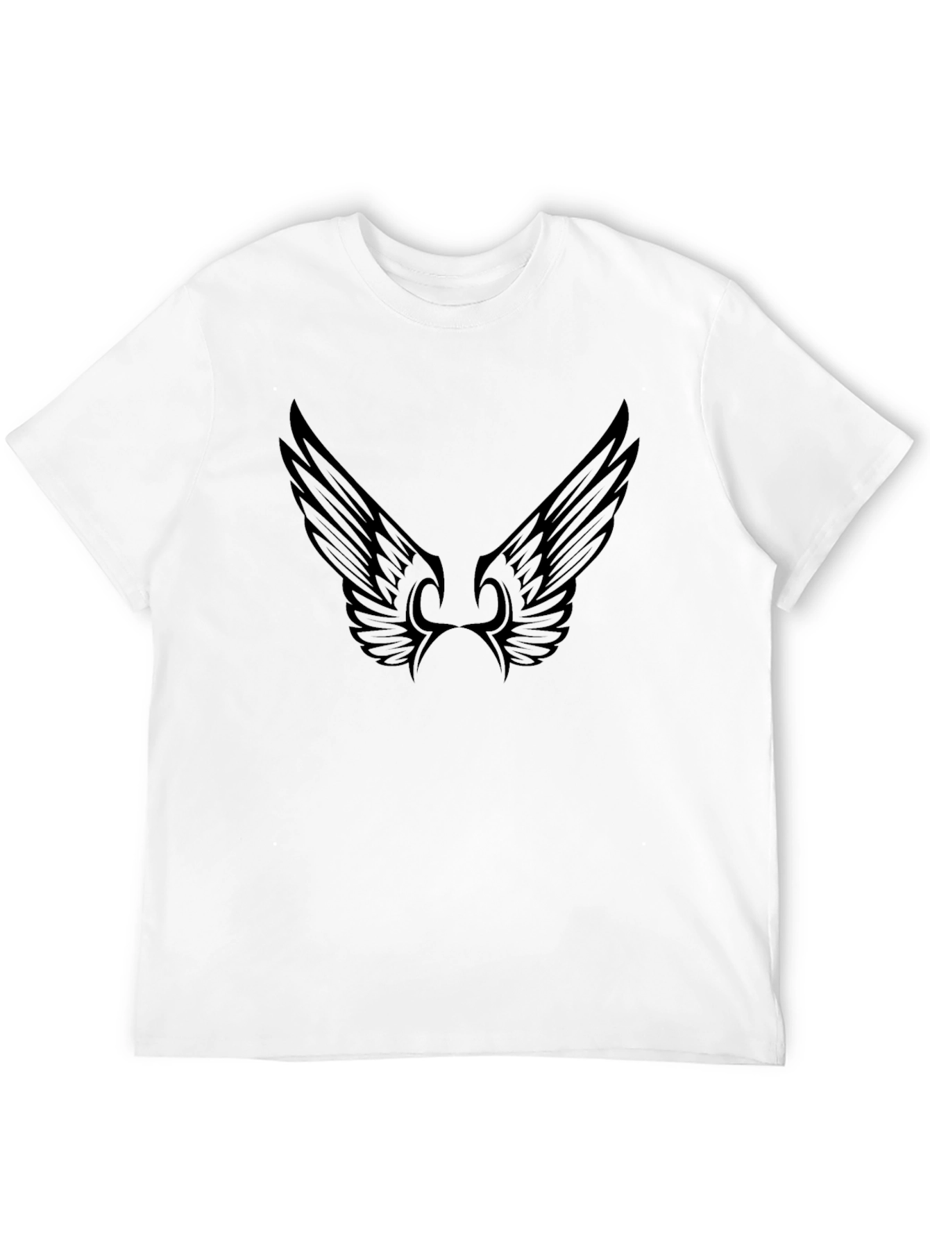Winged Graphic Black T-Shirt
