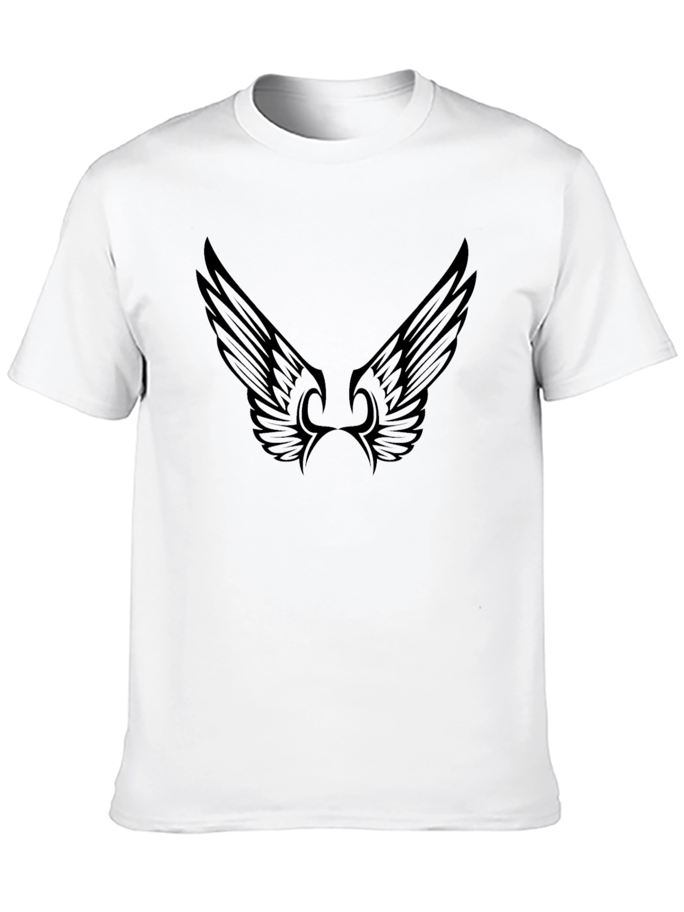 Winged Graphic Black T-Shirt