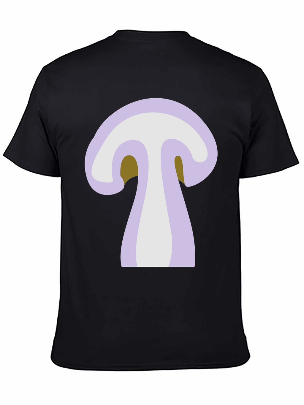 Mushroom Graphic Tee - Unisex Black T-Shirt