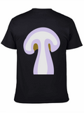 Mushroom Graphic Tee - Unisex Black T-Shirt