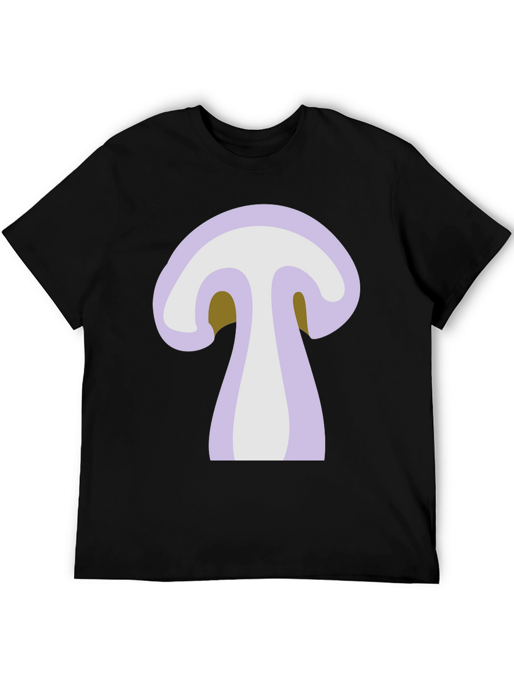 Mushroom Graphic Tee - Unisex Black T-Shirt