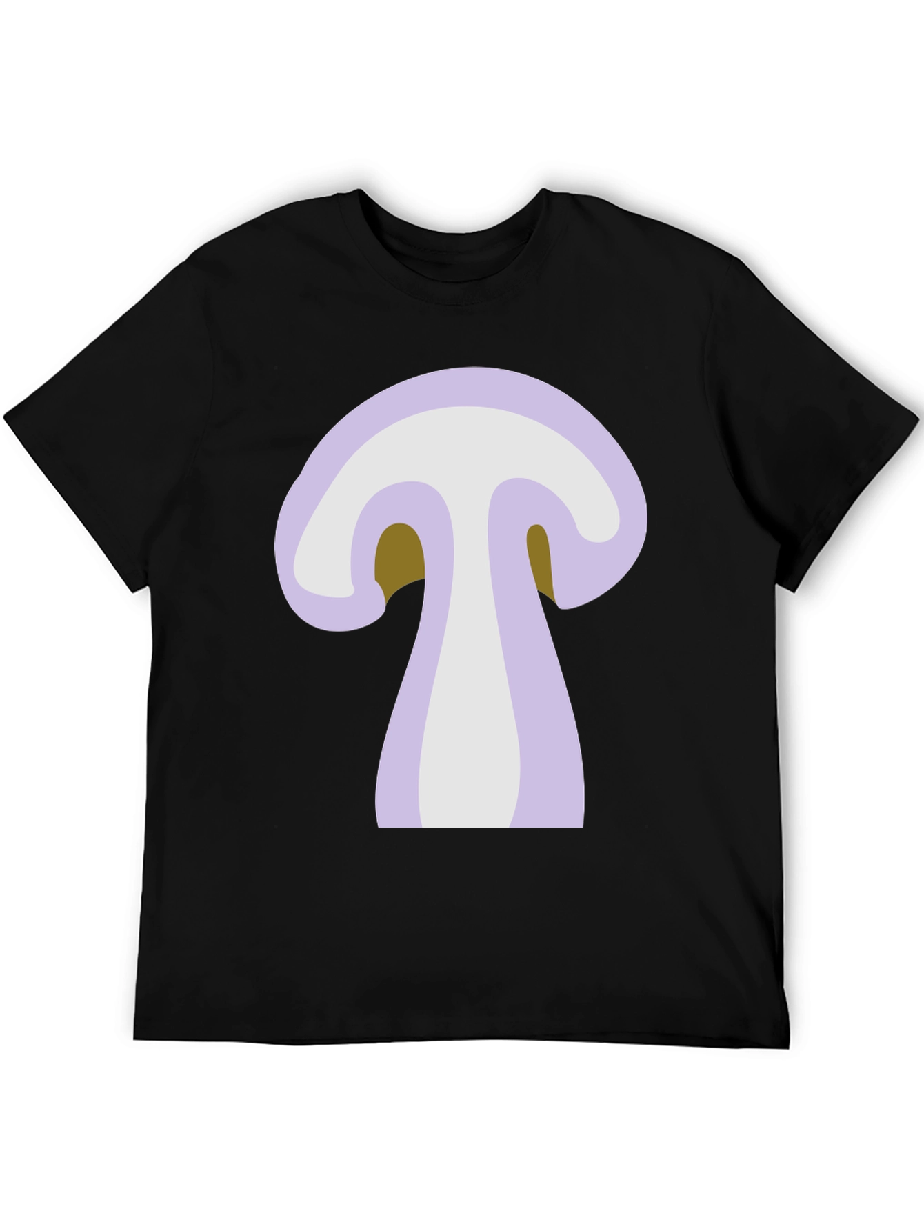 Mushroom Graphic Tee - Unisex Black T-Shirt