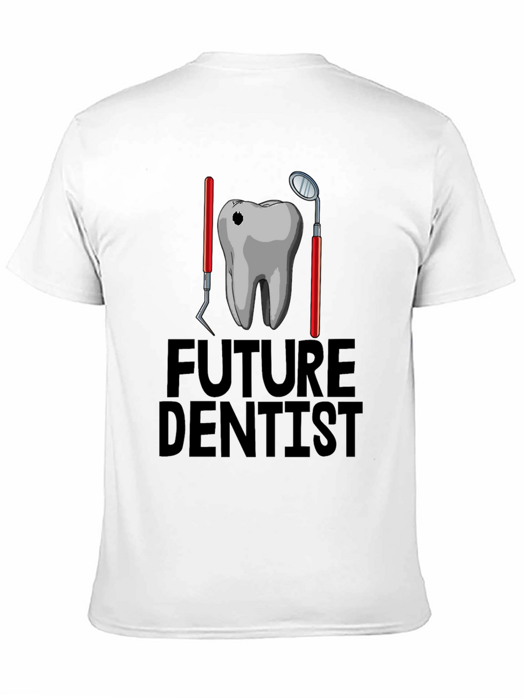 Future Dentist Graphic T-Shirt - Black