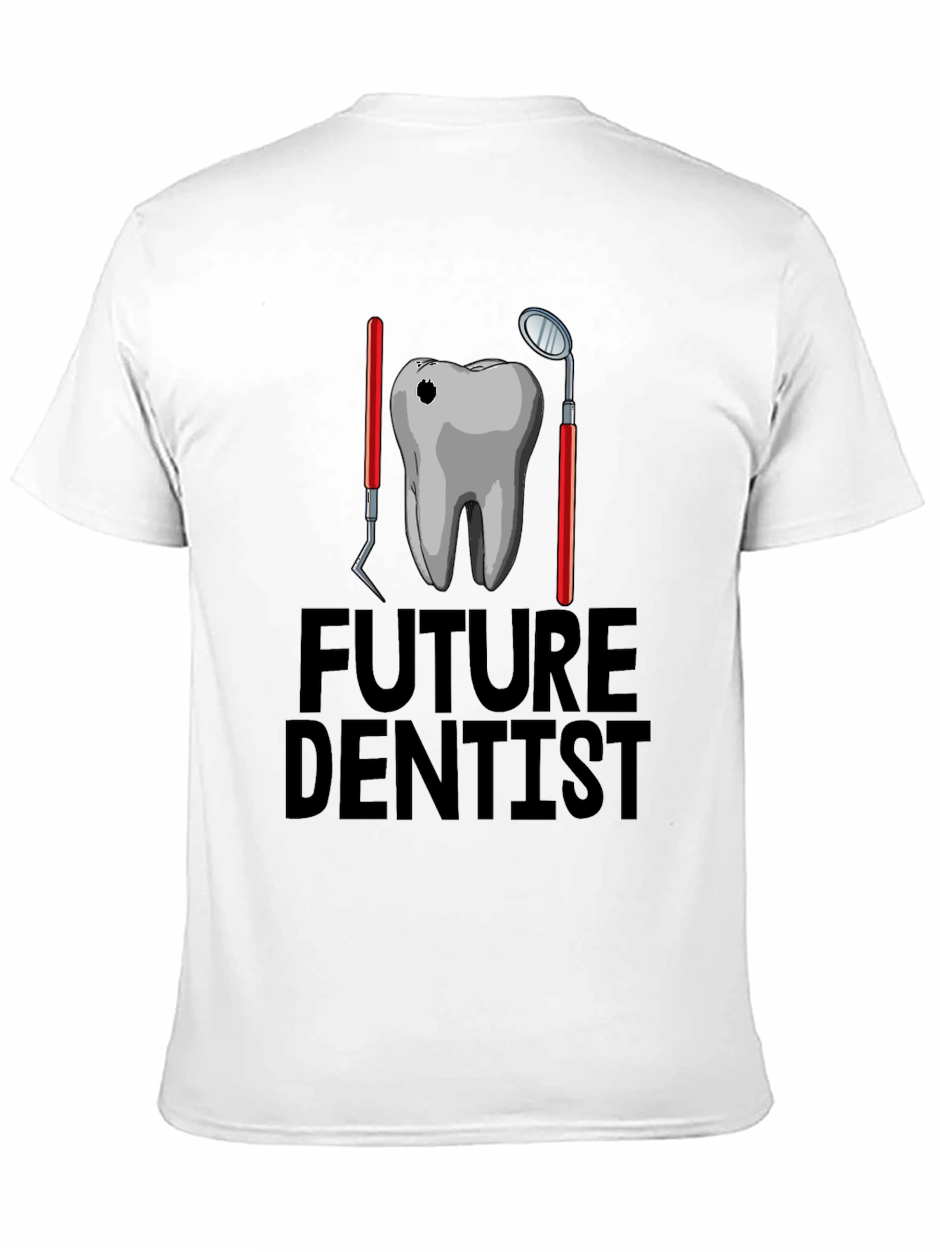 Future Dentist Graphic T-Shirt - Black