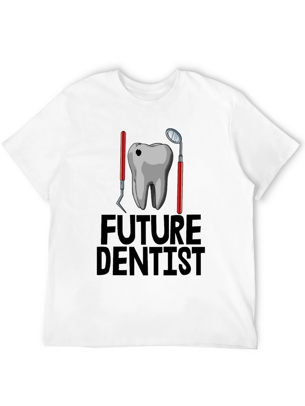 Future Dentist Graphic T-Shirt - Black