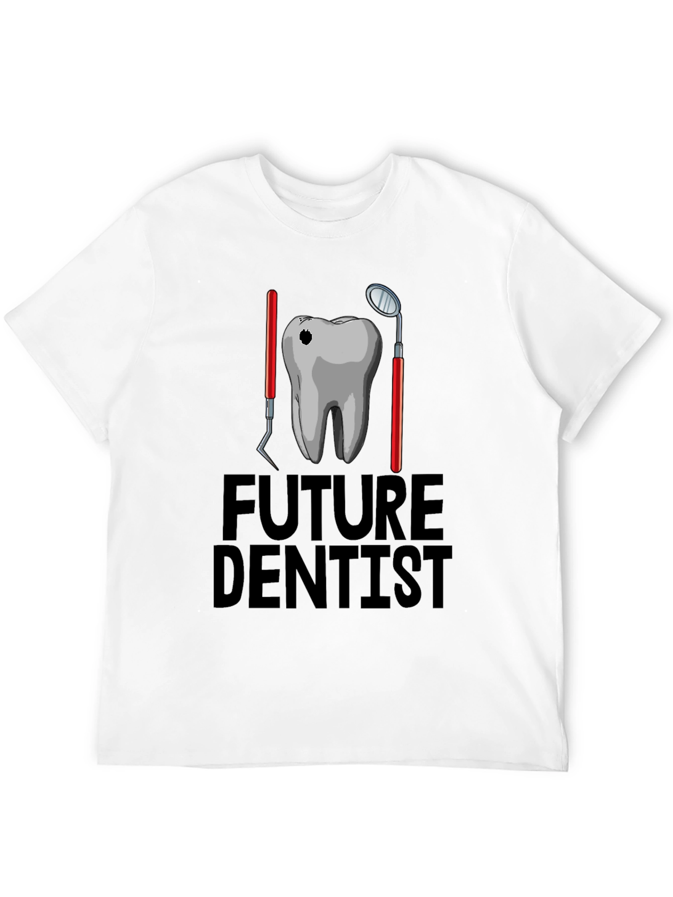 Future Dentist Graphic T-Shirt - Black