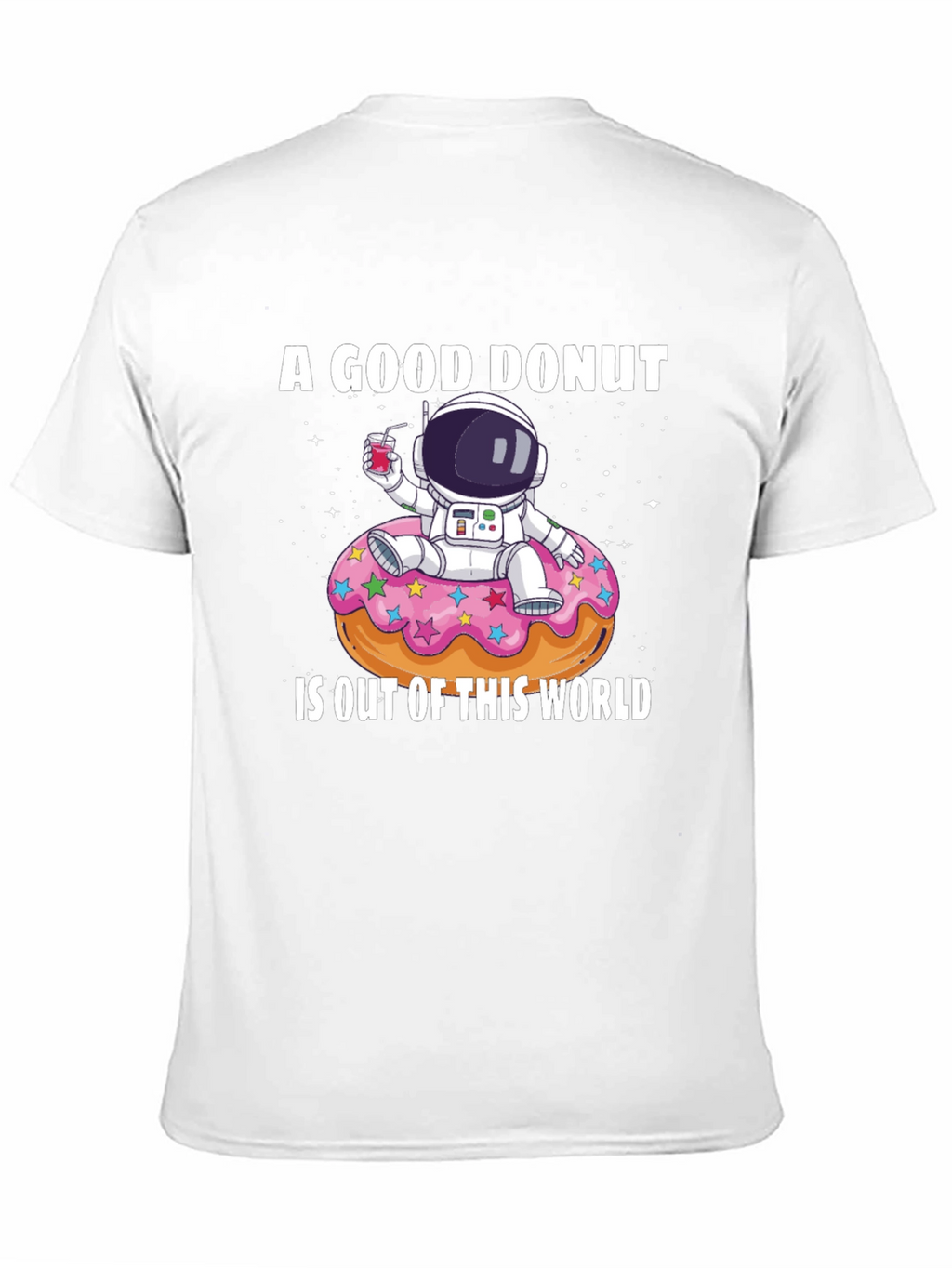 Astronaut Donut Graphic T-Shirt