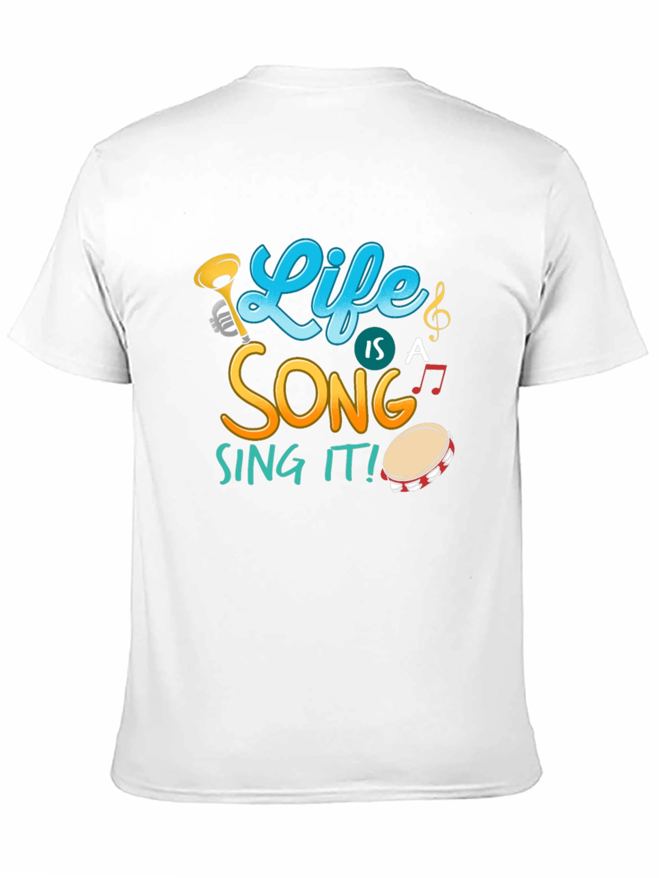 Life Is A Song Black T-Shirt