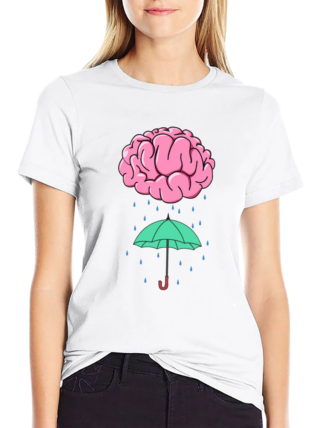 Brainstorm T-Shirt - Clever Rainy Day Design