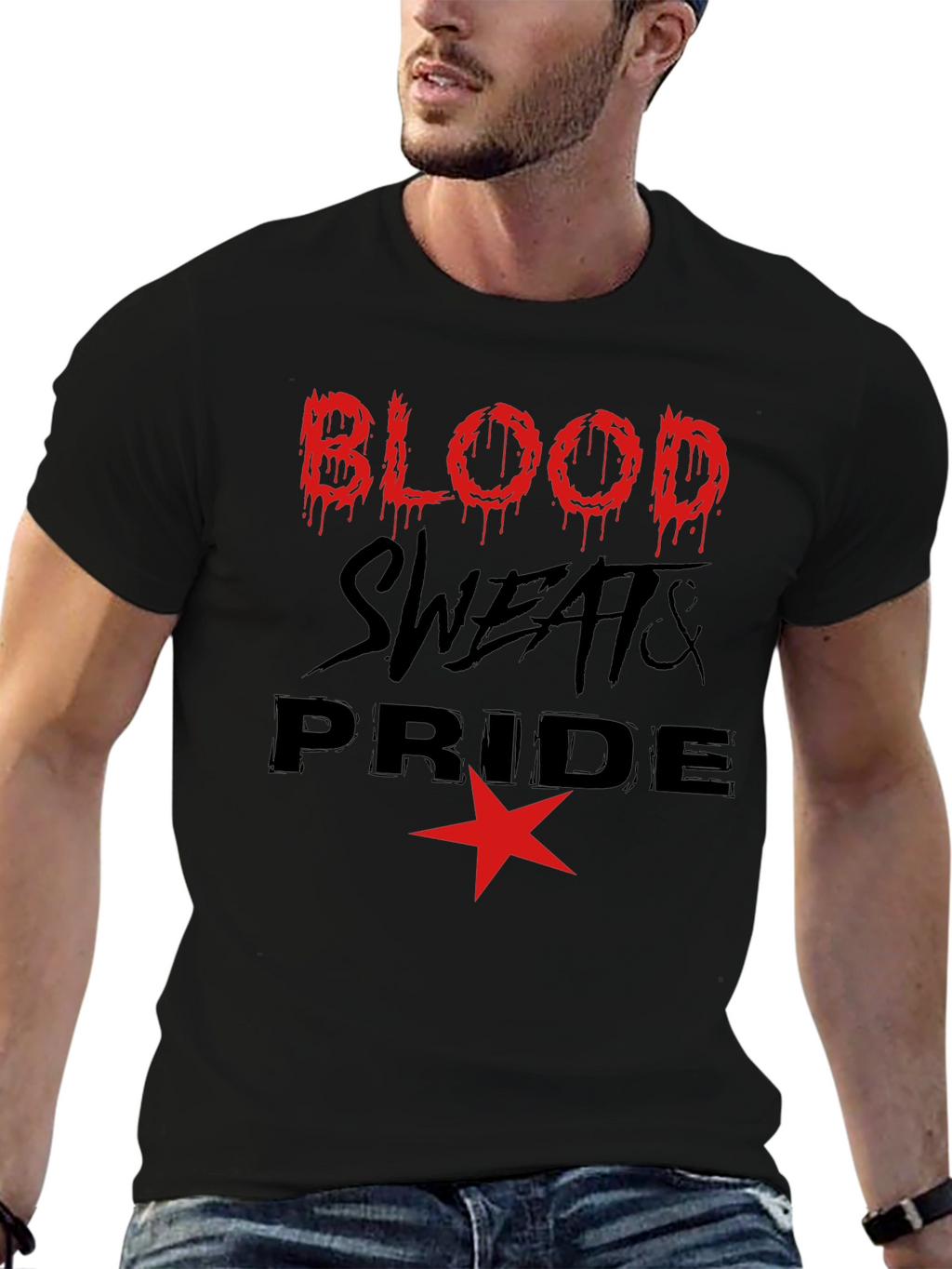 Blood Sweats & Pride Graphic Tee