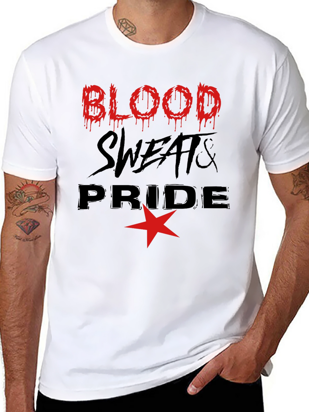 Blood Sweats & Pride Graphic Tee