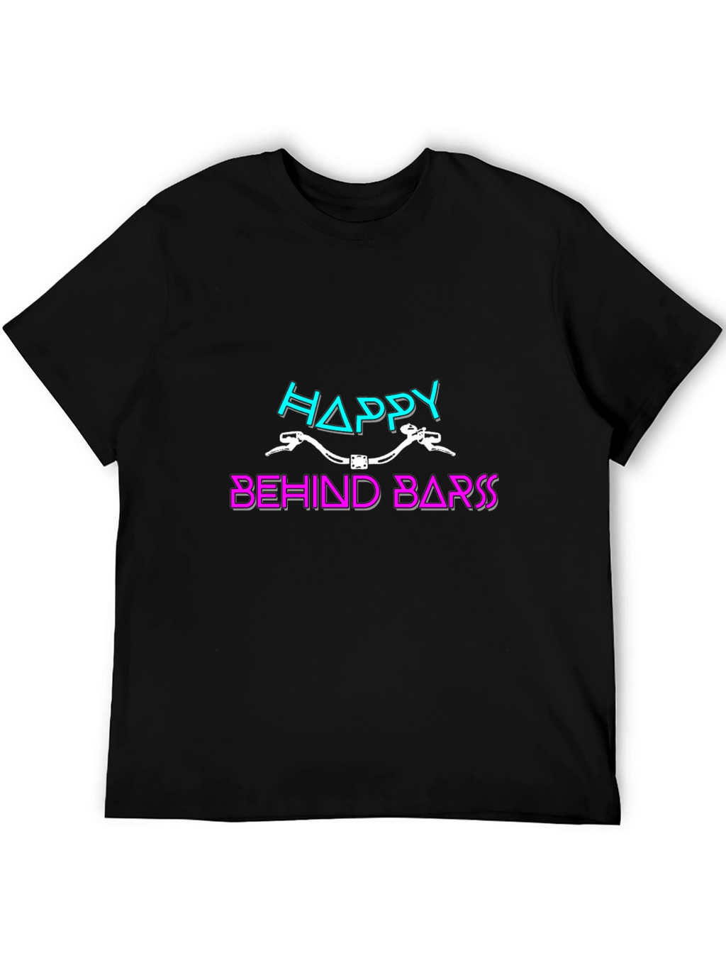 Happy Behind Bars Graphic T-Shirt