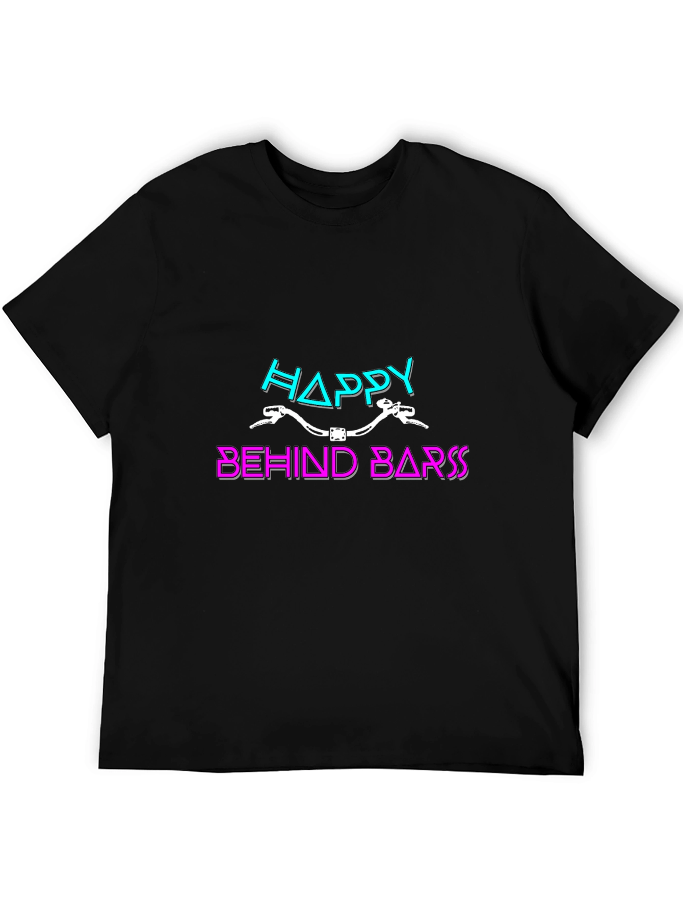 Happy Behind Bars Graphic T-Shirt