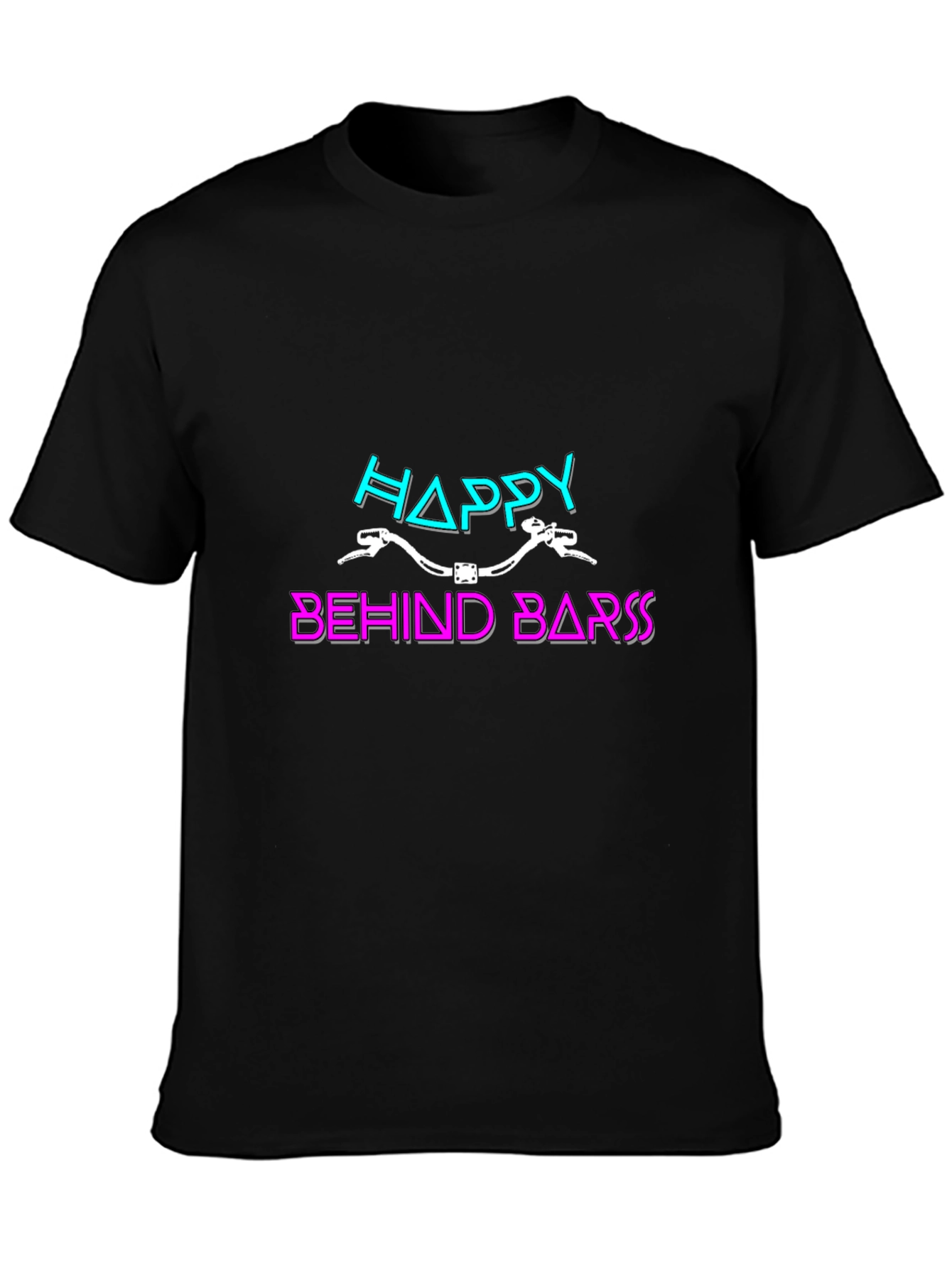 Happy Behind Bars Graphic T-Shirt