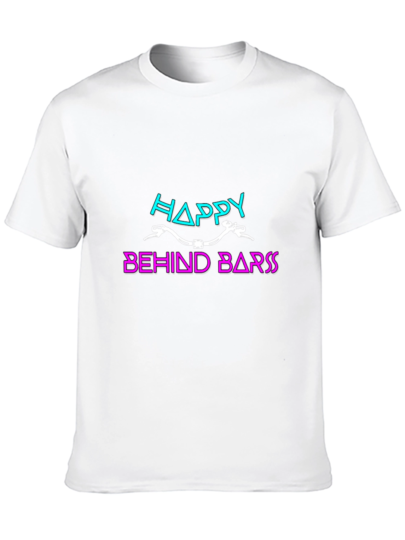 Happy Behind Bars Graphic T-Shirt