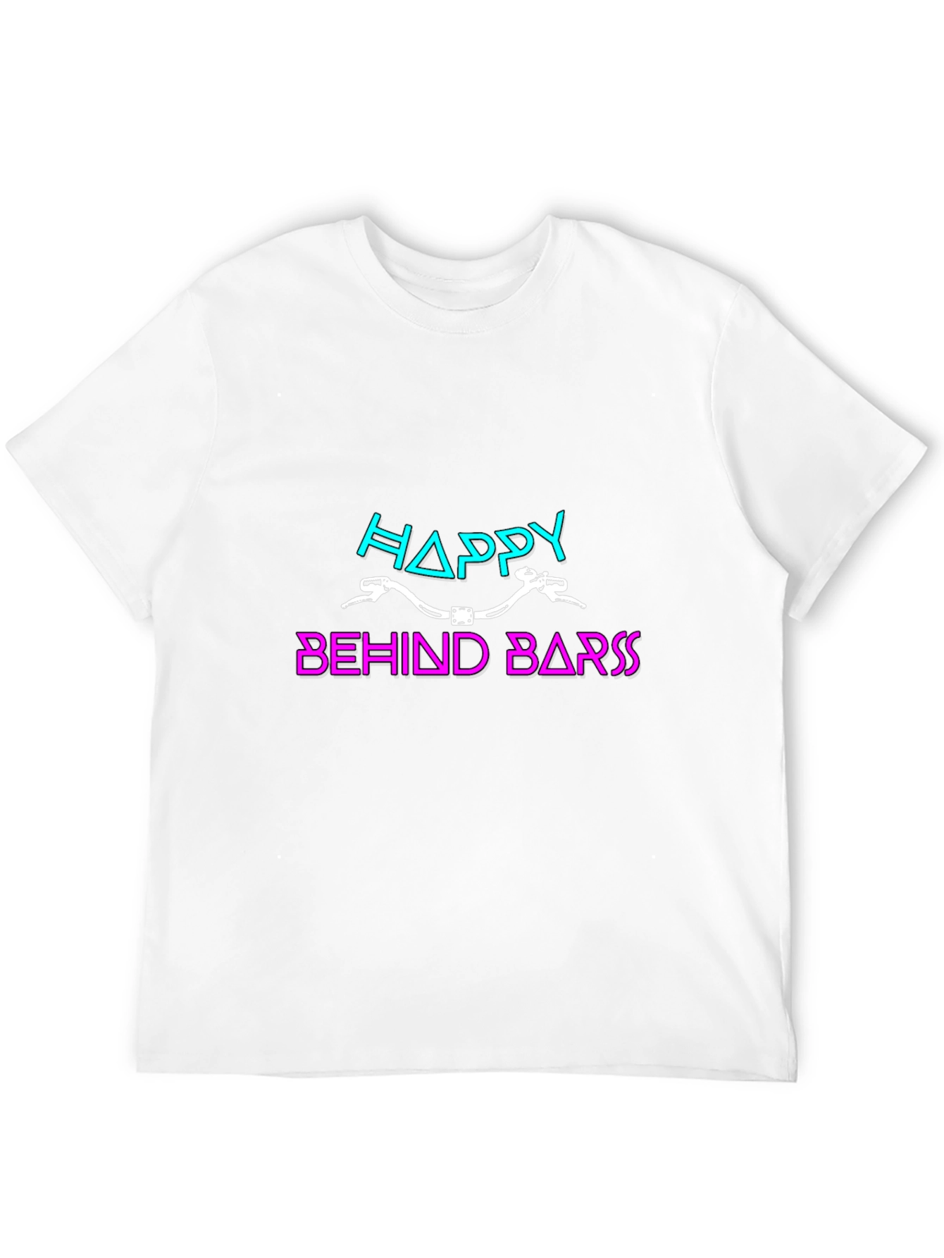 Happy Behind Bars Graphic T-Shirt