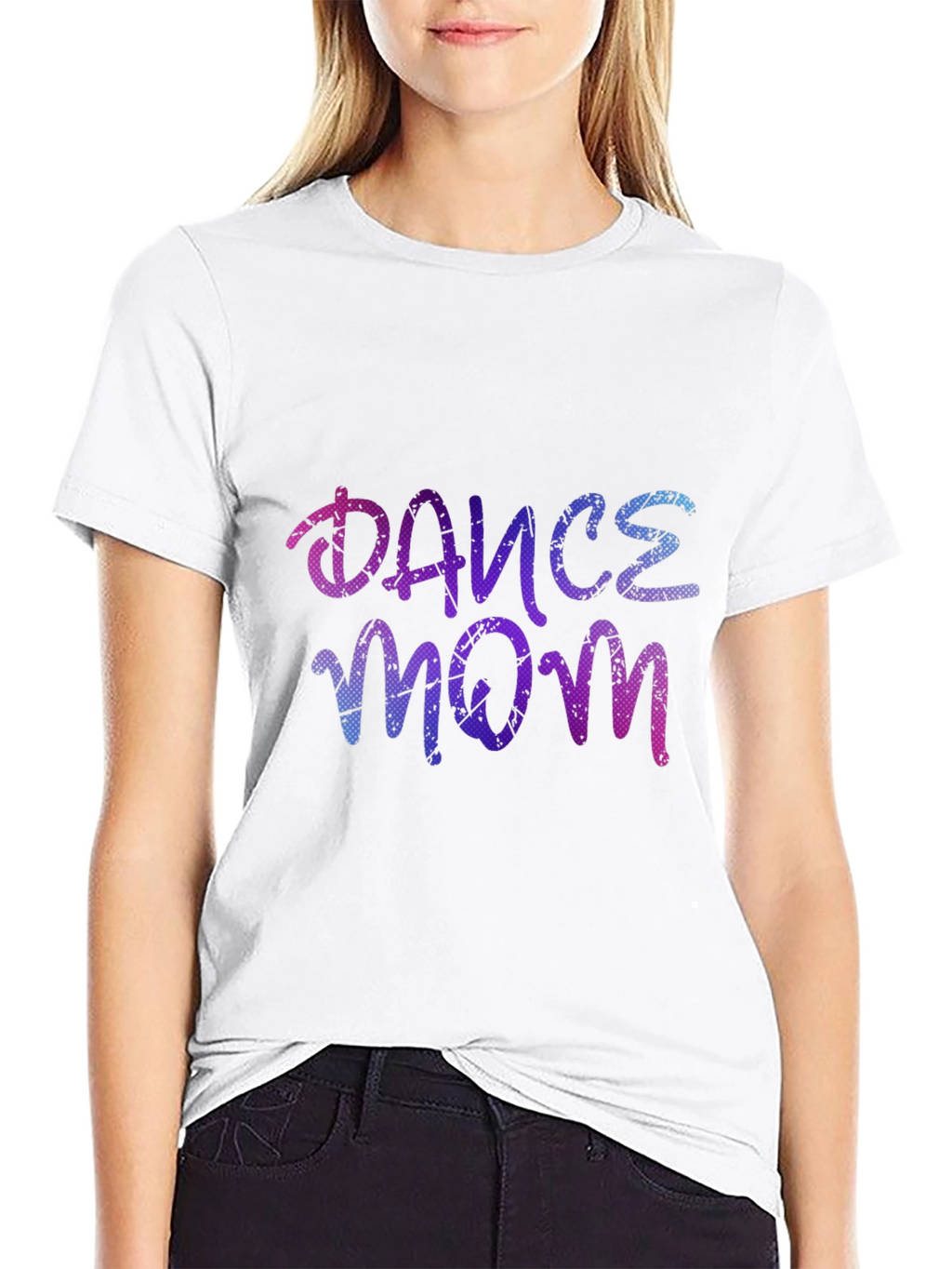 Dance Mom T-Shirt - Black Crew Neck