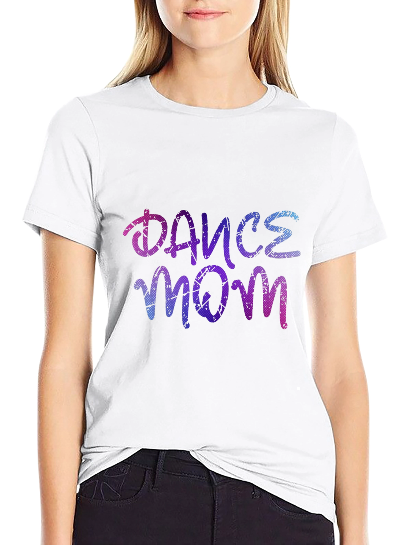 Dance Mom T-Shirt - Black Crew Neck