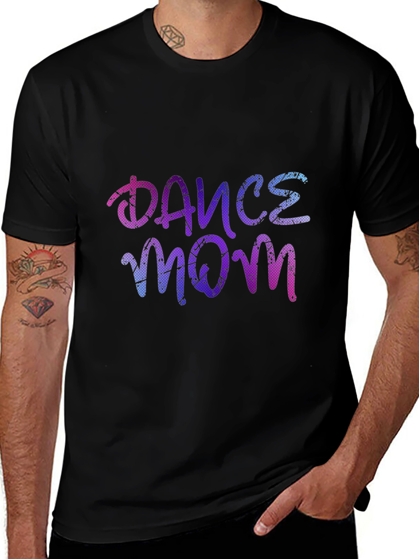 Dance Mom T-Shirt - Black Crew Neck