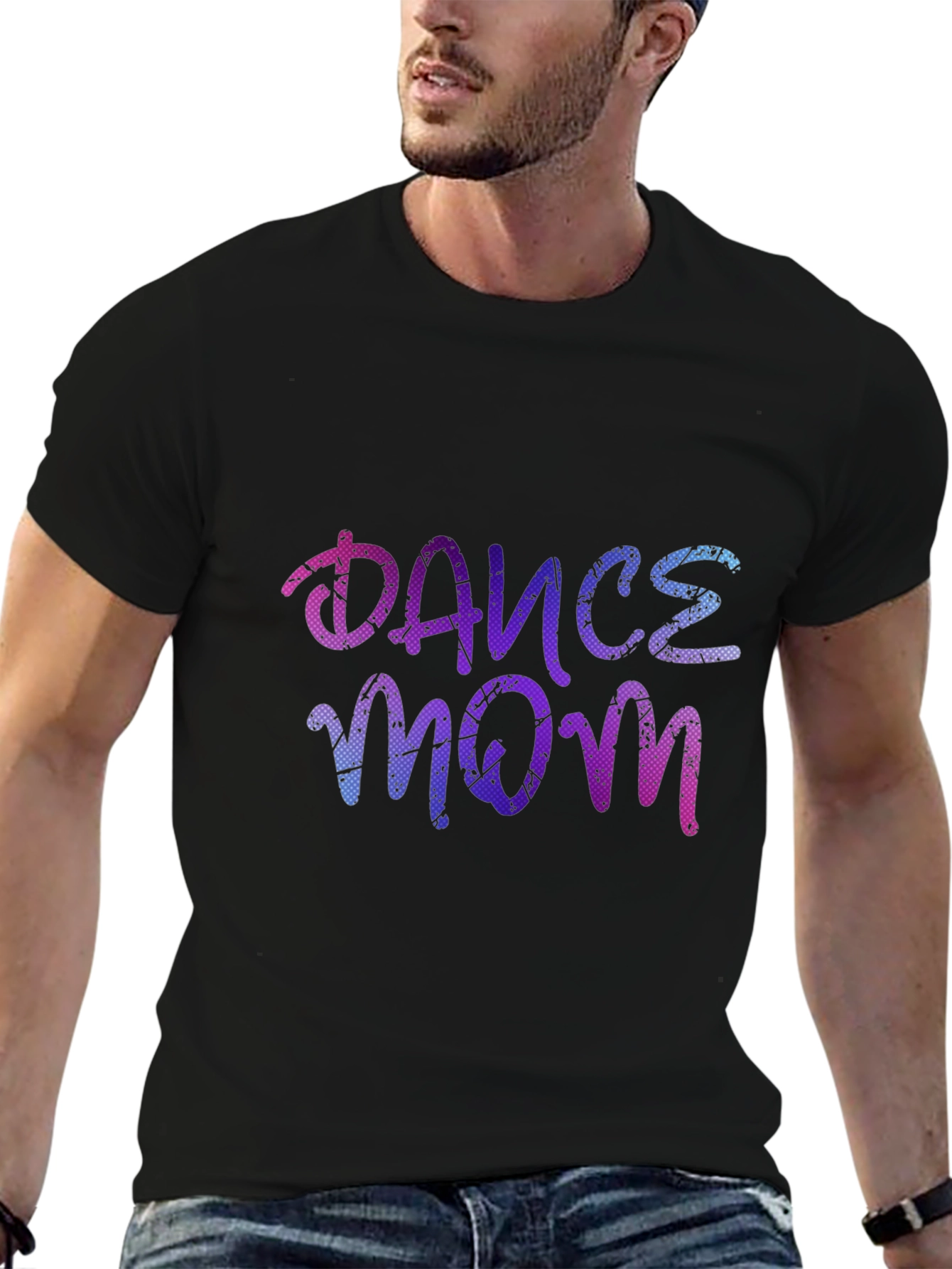 Dance Mom T-Shirt - Black Crew Neck