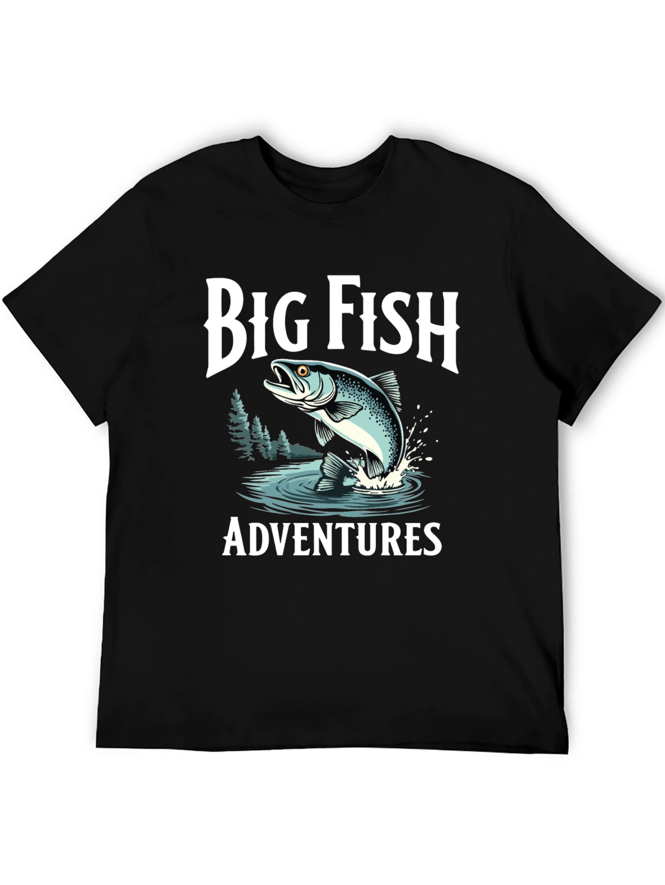 Big Fish Adventures Black T-Shirt