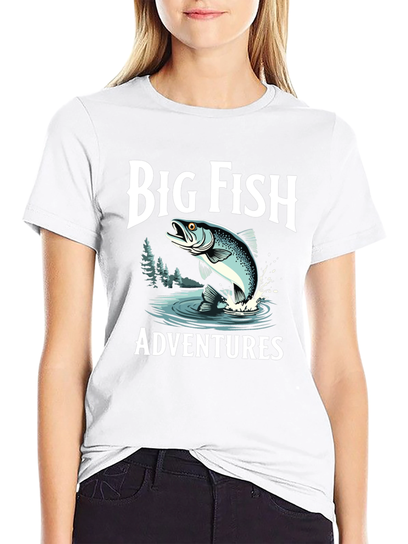 Big Fish Adventures Black T-Shirt