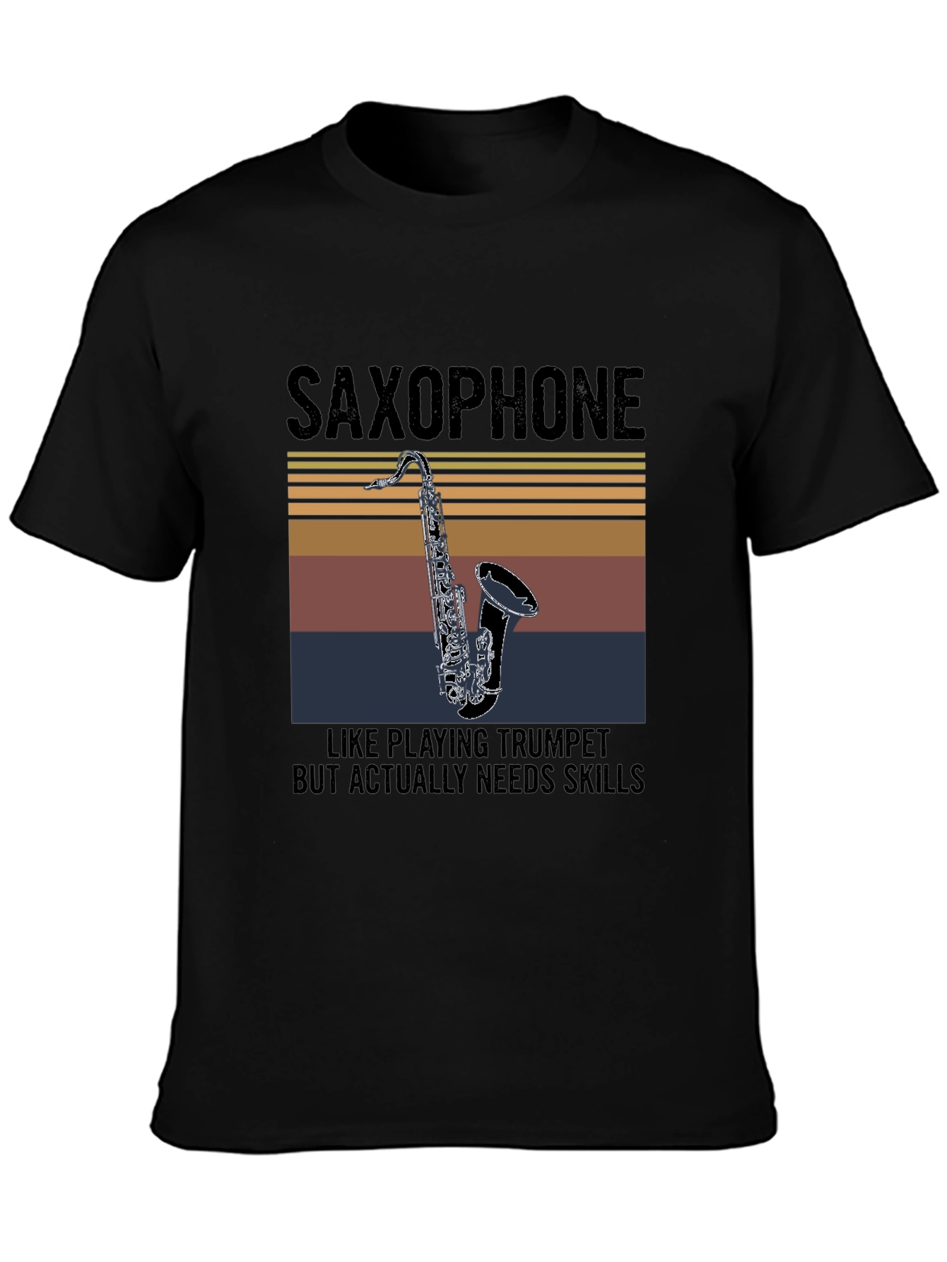 Saxophone Skills T-Shirt - Musical Instrument Graphic Tee