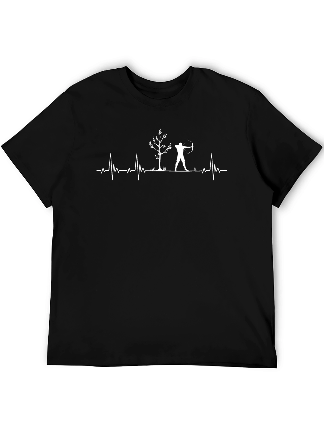 Archery Heartbeat Graphic Tee - Archer Lover Shirt