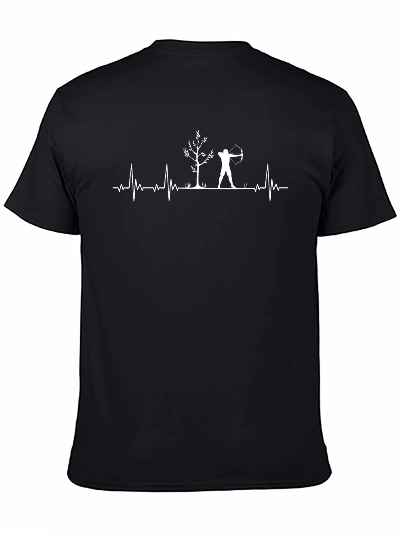 Archery Heartbeat Graphic Tee - Archer Lover Shirt