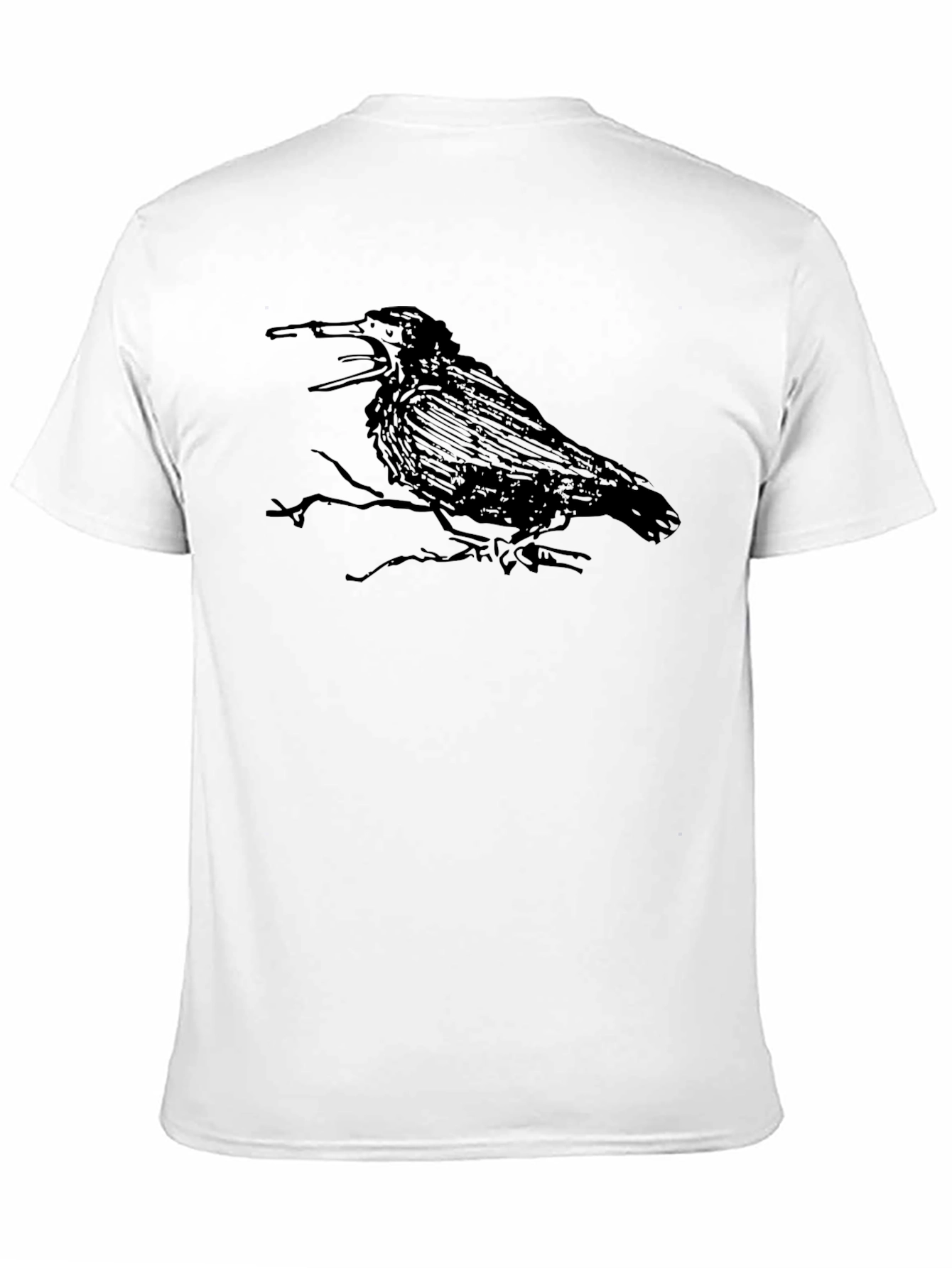 Raven Graphic Black T-Shirt