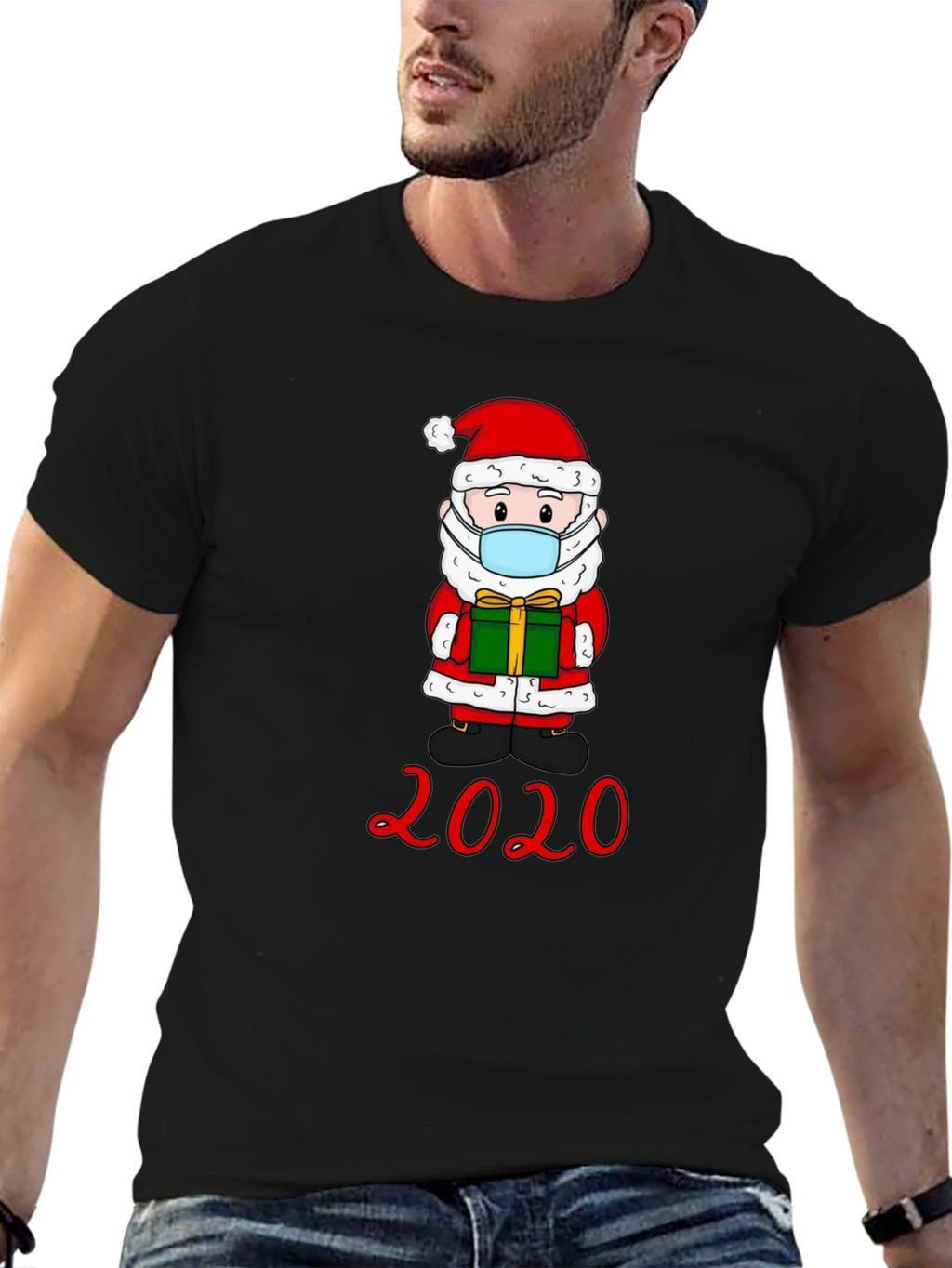 Santa Mask 2020 Graphic Tee