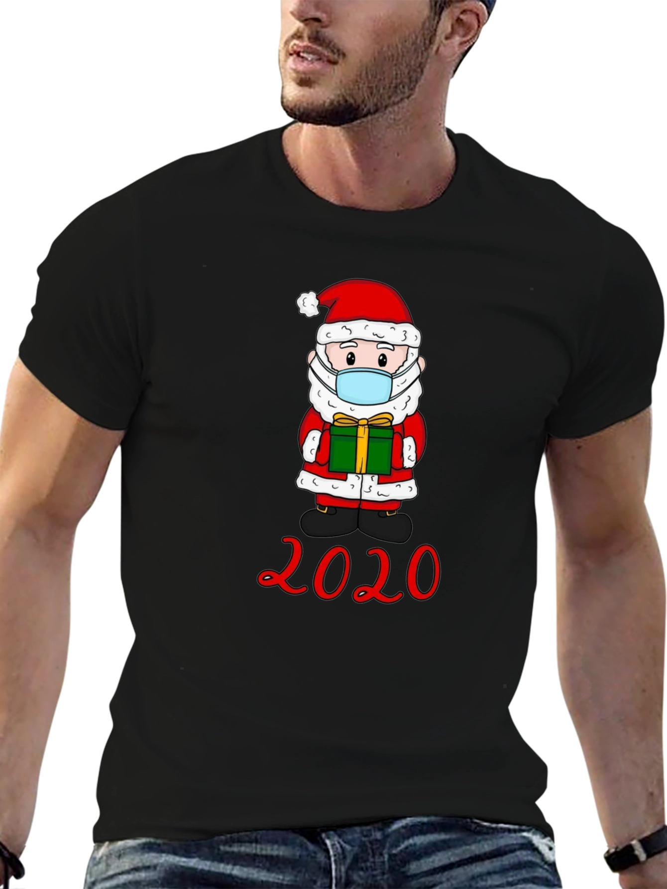 Santa Mask 2020 Graphic Tee