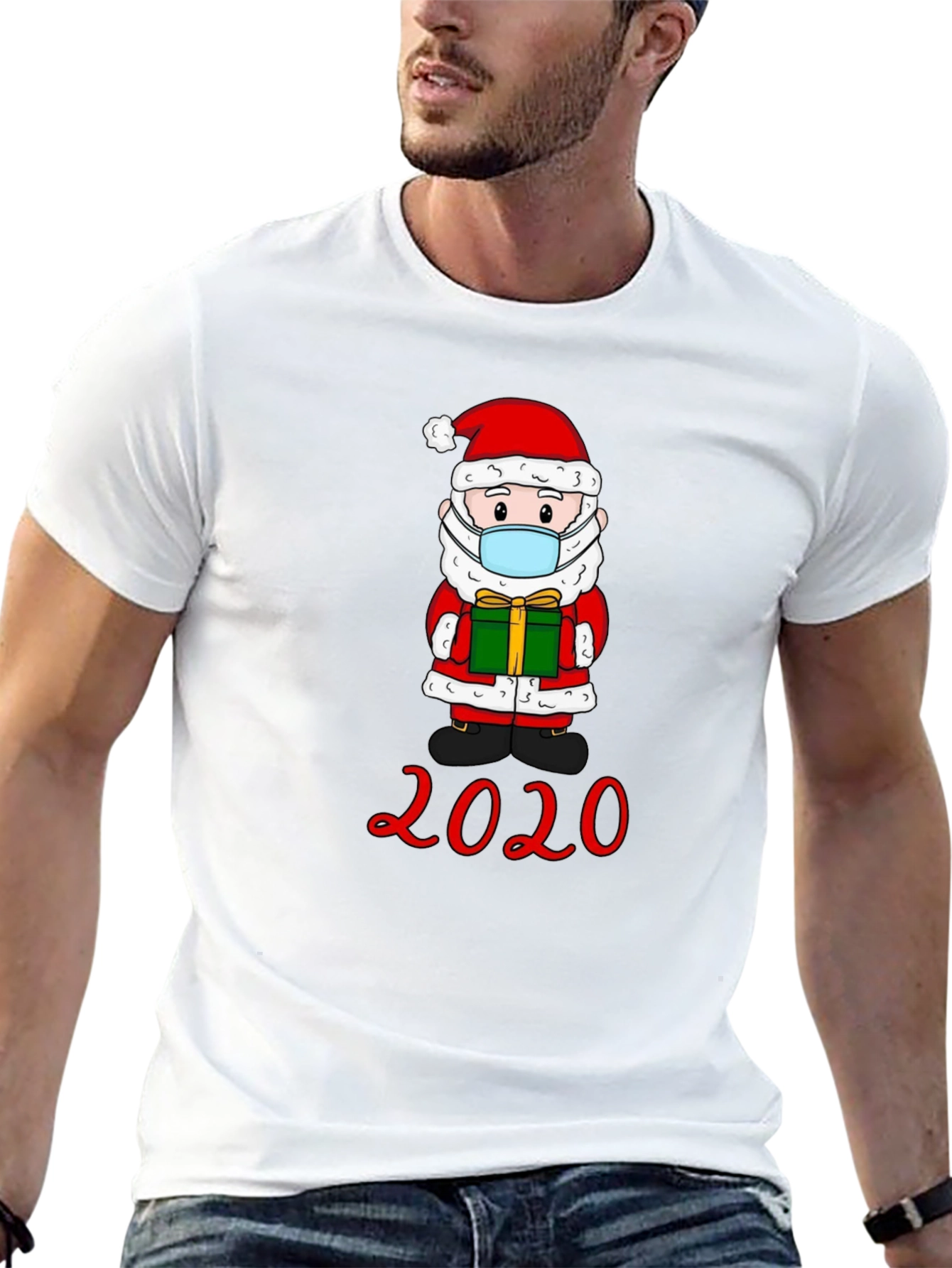 Santa Mask 2020 Graphic Tee