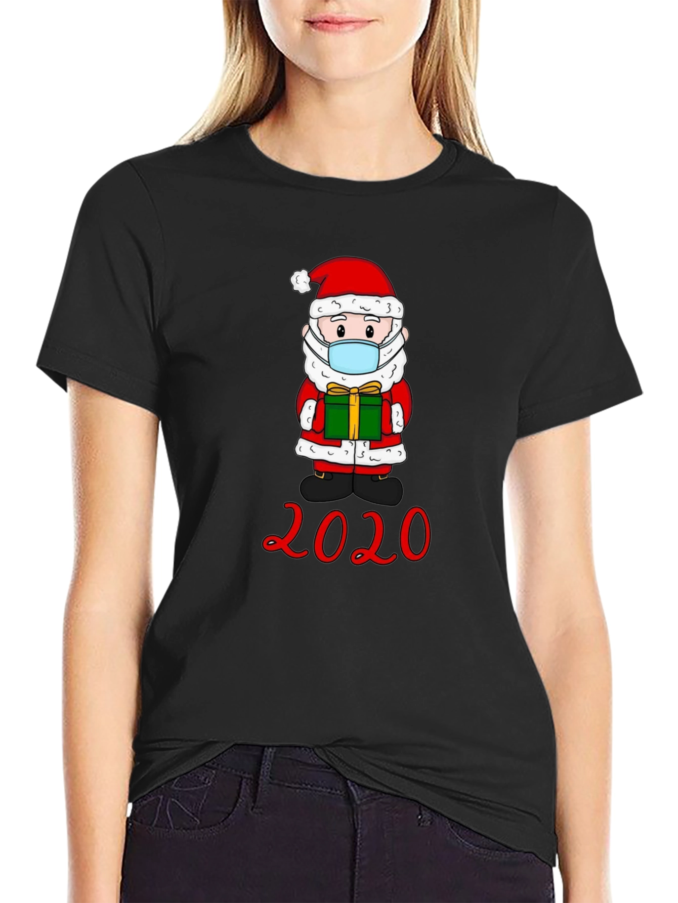 Santa Mask 2020 Graphic Tee