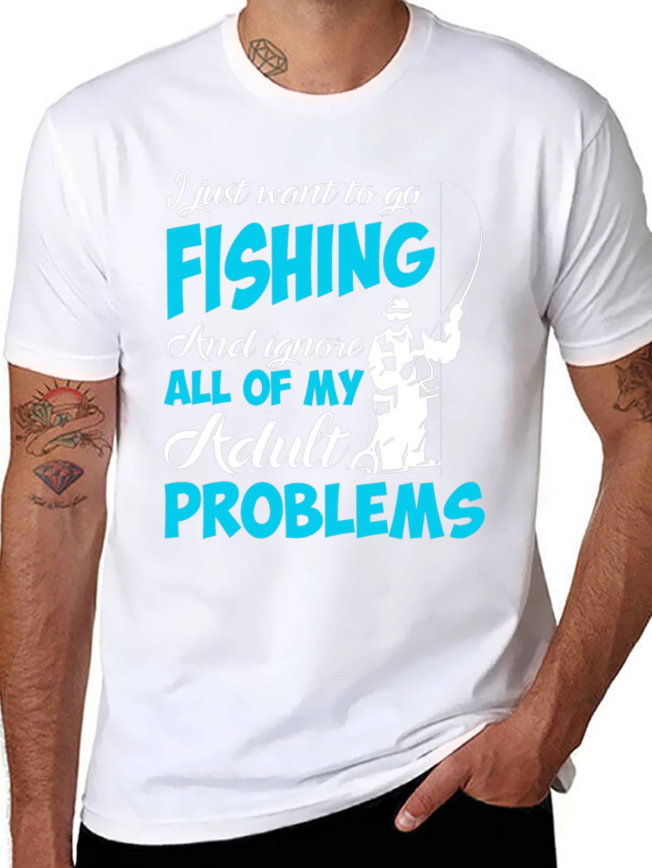 Fishing T-Shirt - Ignore Adult Problems