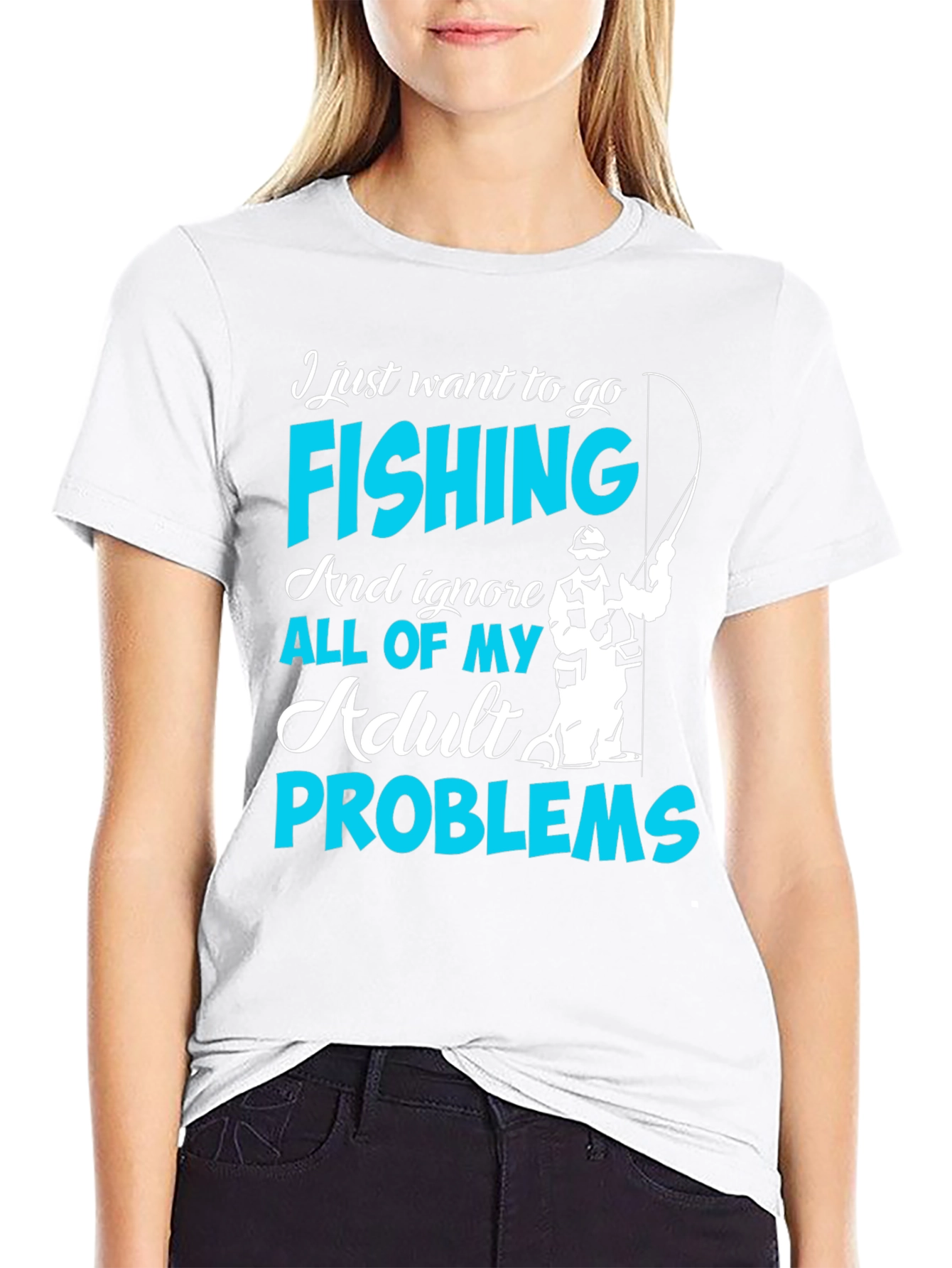 Fishing T-Shirt - Ignore Adult Problems