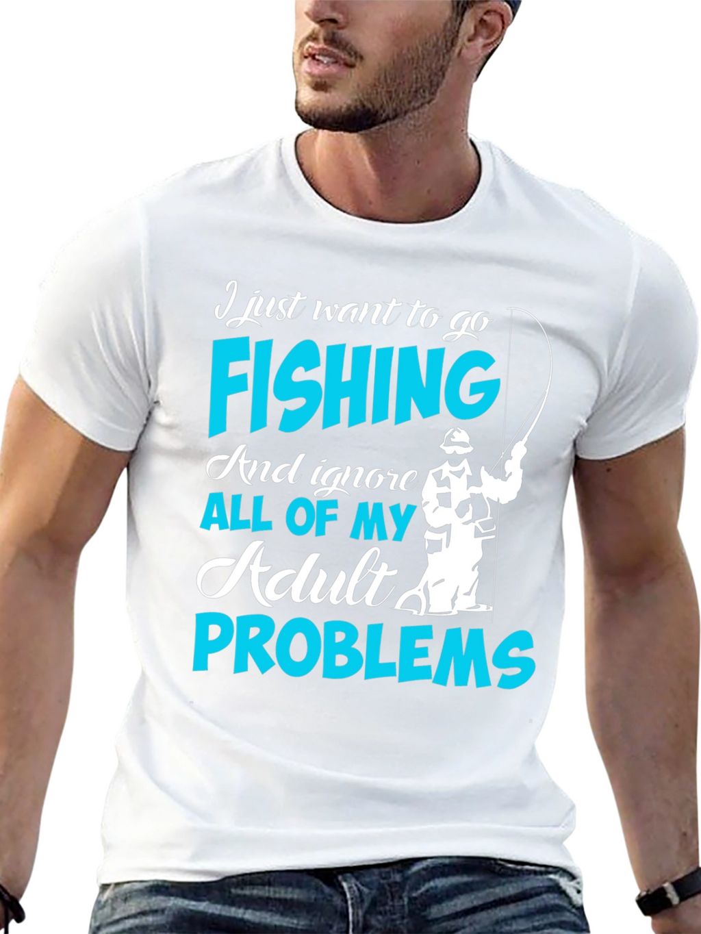 Fishing T-Shirt - Ignore Adult Problems
