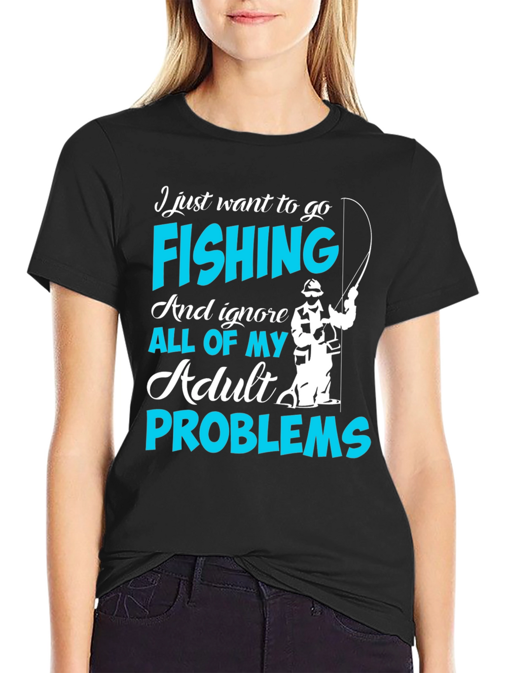 Fishing T-Shirt - Ignore Adult Problems