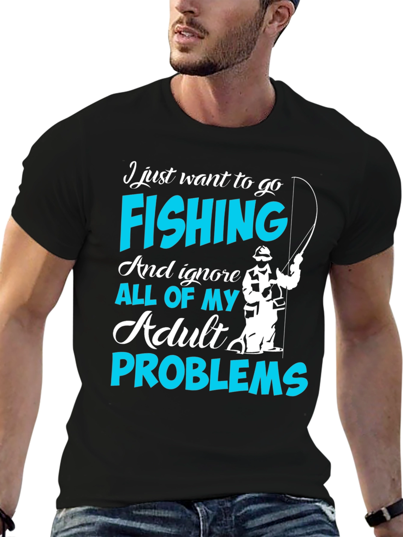 Fishing T-Shirt - Ignore Adult Problems