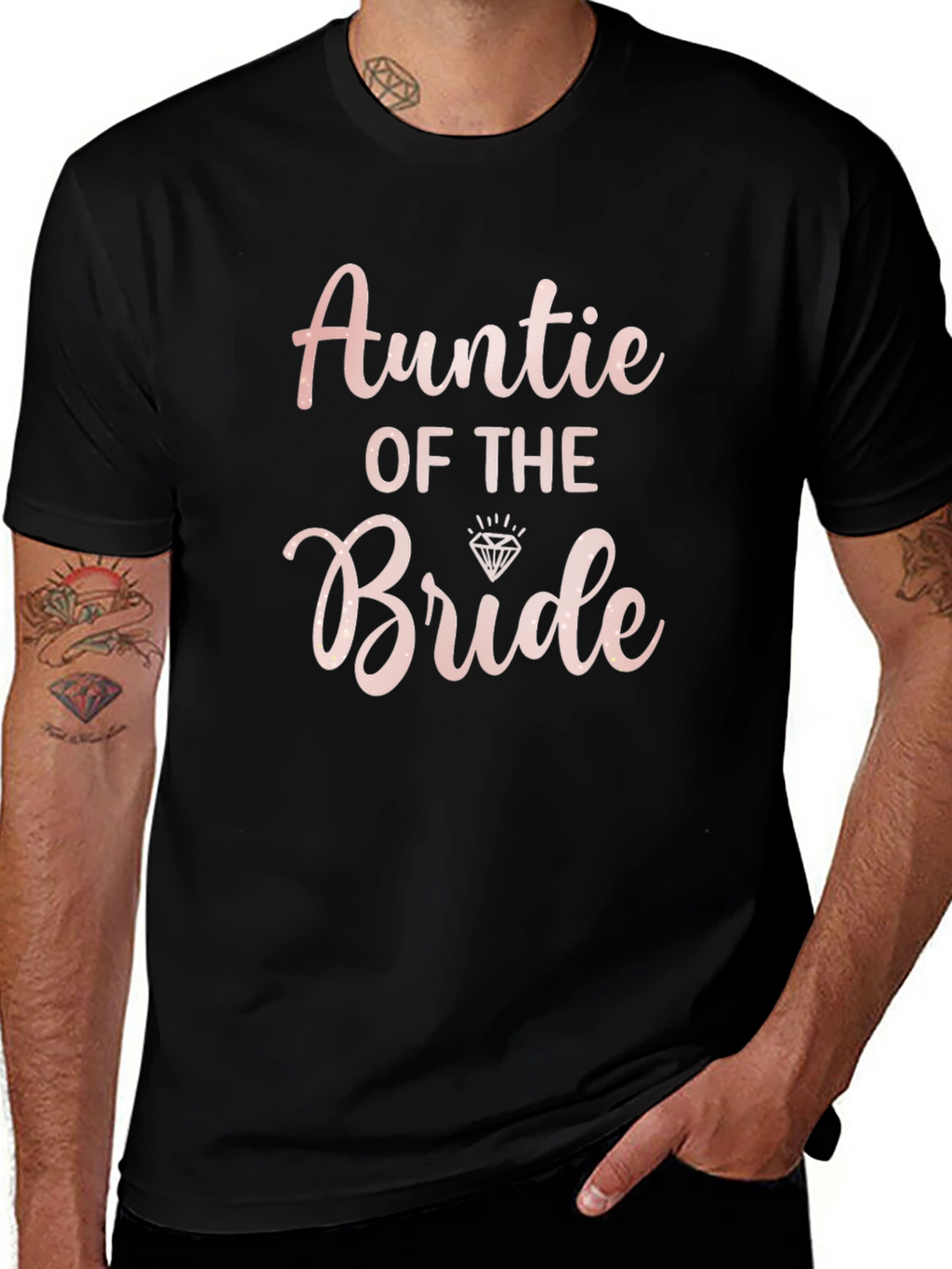 Auntie of the Bride Wedding T-Shirt