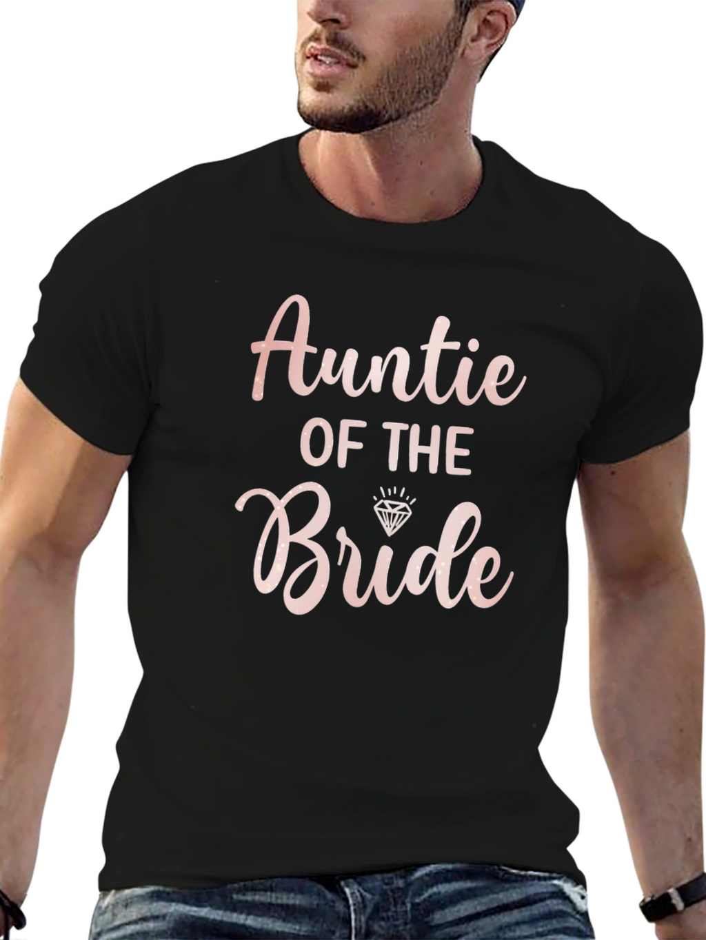 Auntie of the Bride Wedding T-Shirt